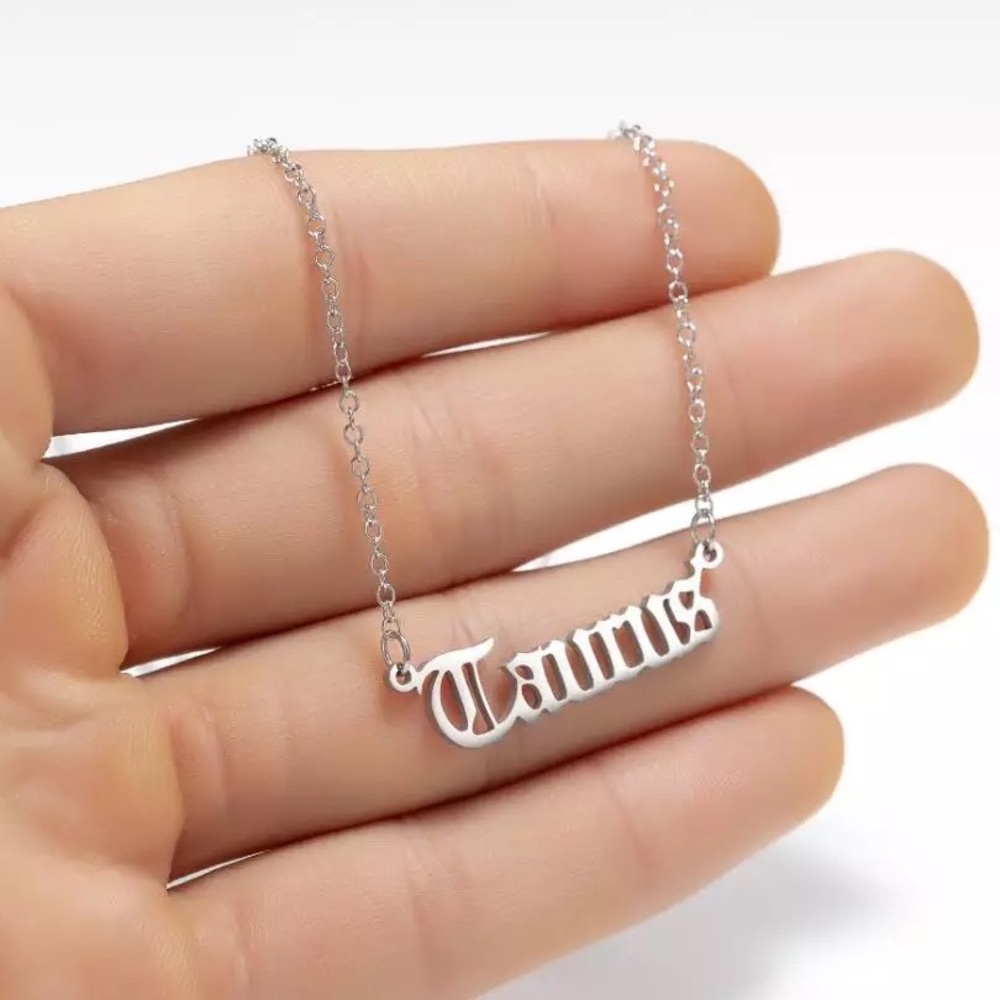 Zodiac Necklaces in Silver